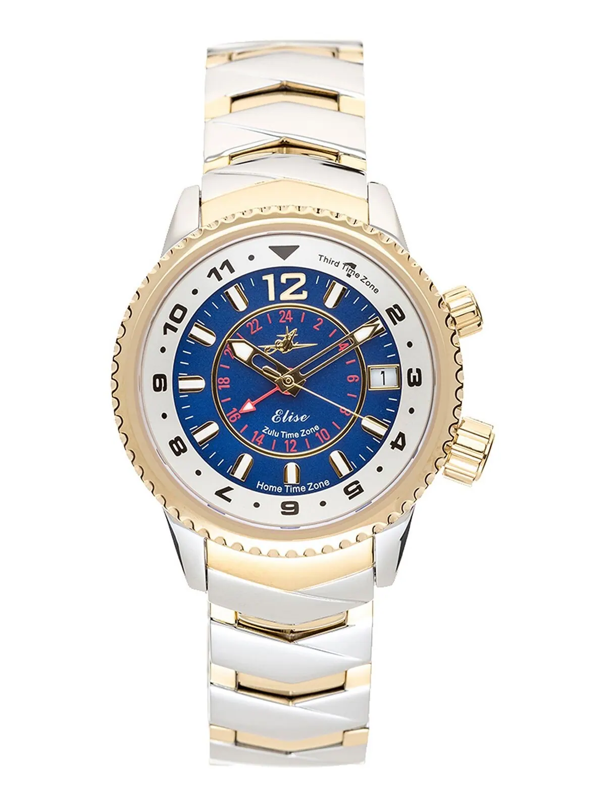 Женские часы Elise Midnight с браслетом из нержавеющей стали, 33 мм Abingdon Co.