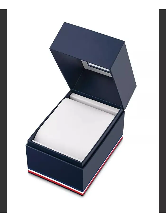 Мужские часы с черным силиконовым ремешком, 44 мм Tommy Hilfiger — изображение 4 из 4