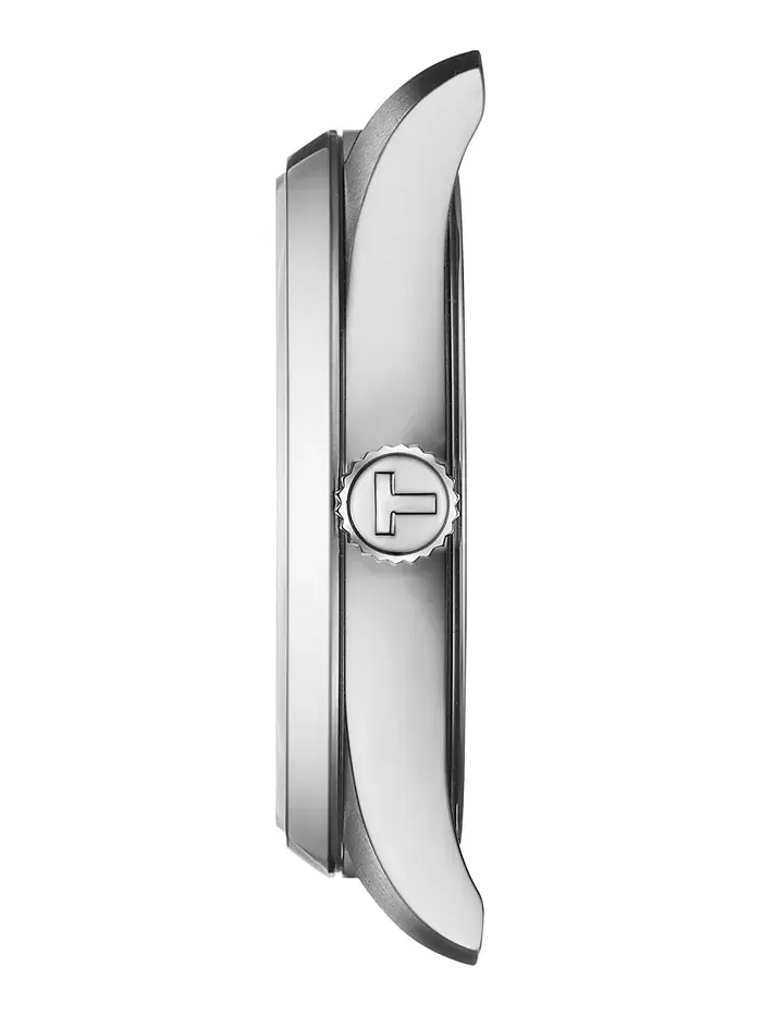Женские часы Swiss PR 100 Diamond (1/20 ct. общ. вес) с браслетом из нержавеющей стали, 34 мм Tissot — изображение 2 из 4