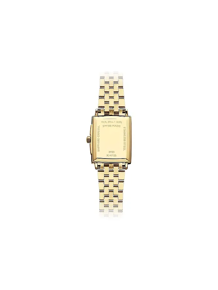 Женские наручные часы Swiss Toccata Gold PVD с браслетом из нержавеющей стали, 22.6x28.1 мм Raymond — изображение 3 из 3