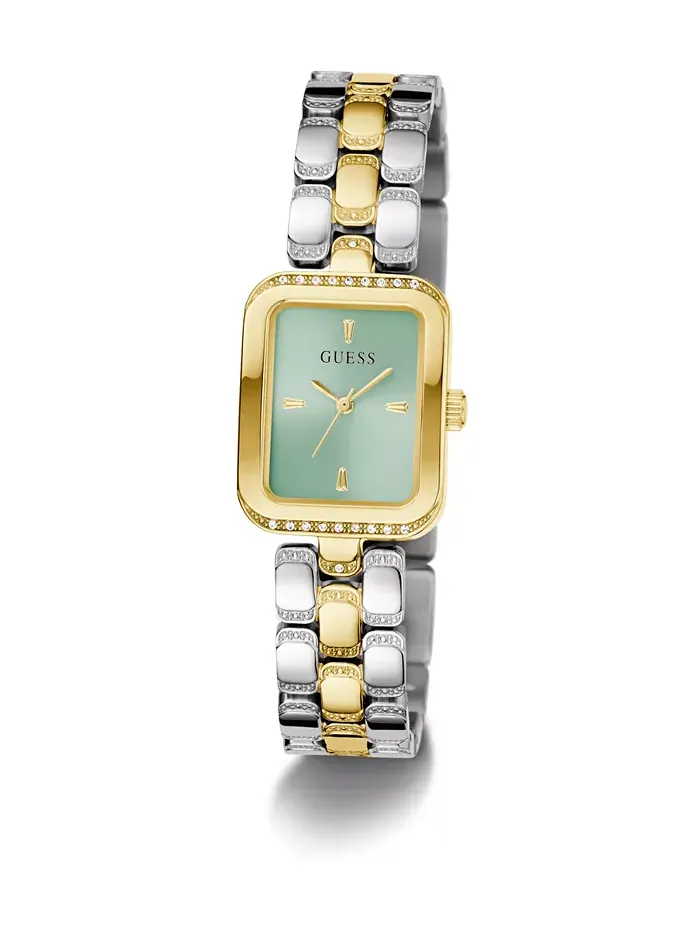 Женские аналоговые двухцветные стальные часы, 22 мм GUESS — изображение 8 из 8