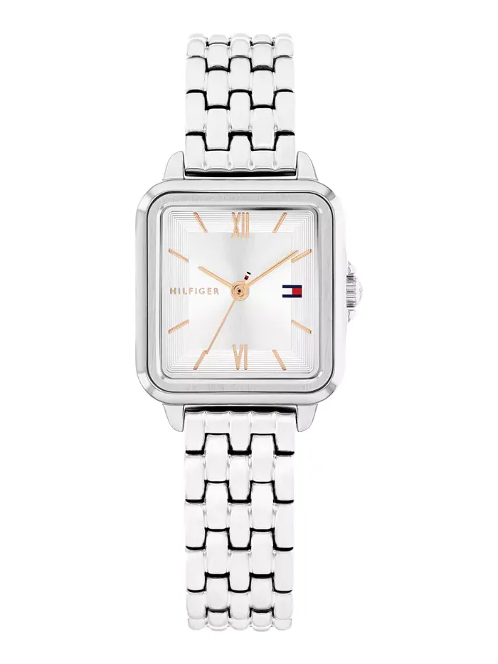 Женские часы-браслет Quartz Silver Tone из нержавеющей стали, 22.5 мм Tommy Hilfiger — изображение 1 из 5