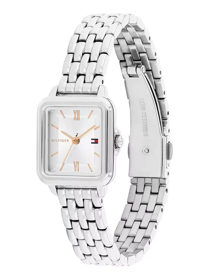 Женские часы-браслет Quartz Silver Tone из нержавеющей стали, 22.5 мм Tommy Hilfiger — изображение 2 из 5