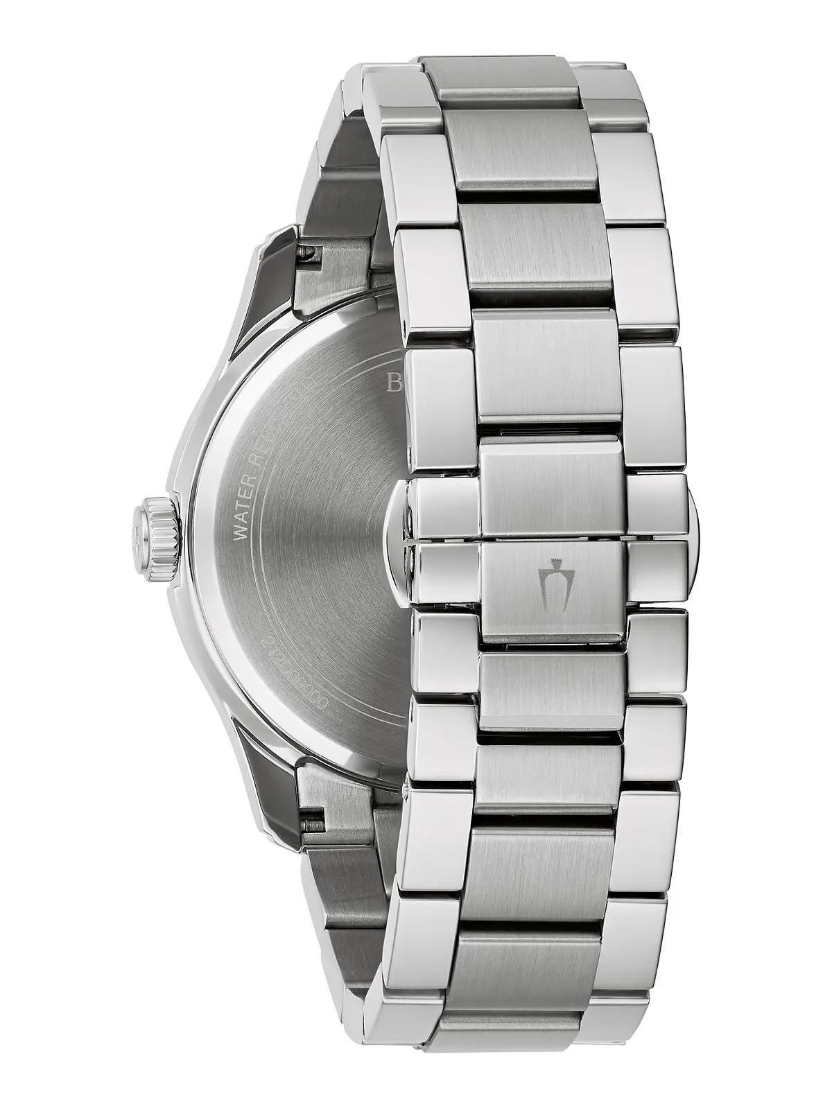 Мужские классические часы Wilton с браслетом из нержавеющей стали 41 мм Bulova — изображение 3 из 3, оттенок серебристый