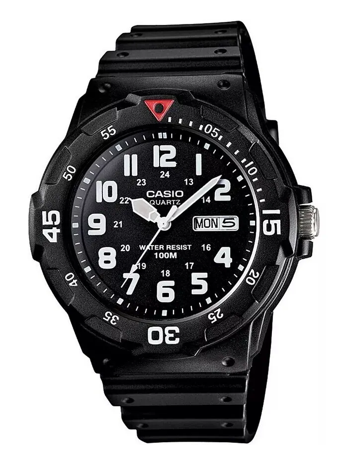 Мужские часы с черным полимерным ремешком, 43 мм Casio — изображение 1 из 2