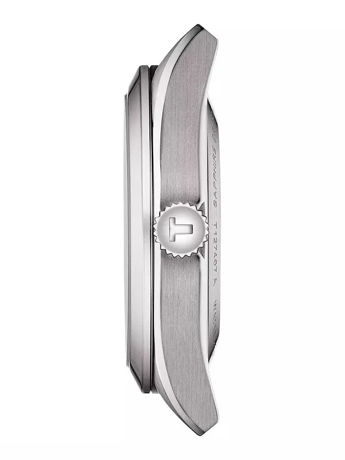 Мужские швейцарские автоматические часы T-Classic Gentleman Powermatic 80 из кремниевой нержавеющей — изображение 3 из 11