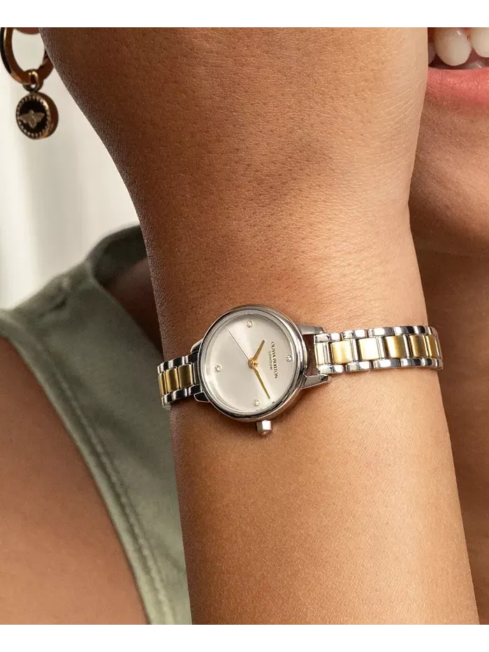 Женские мини-часы Classic Two-Tone с браслетом из нержавеющей стали, 23 мм Olivia Burton — изображение 5 из 8