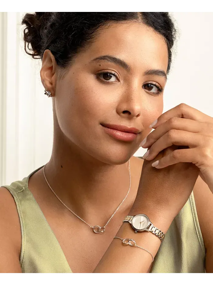 Женские мини-часы Classic Two-Tone с браслетом из нержавеющей стали, 23 мм Olivia Burton — изображение 6 из 8