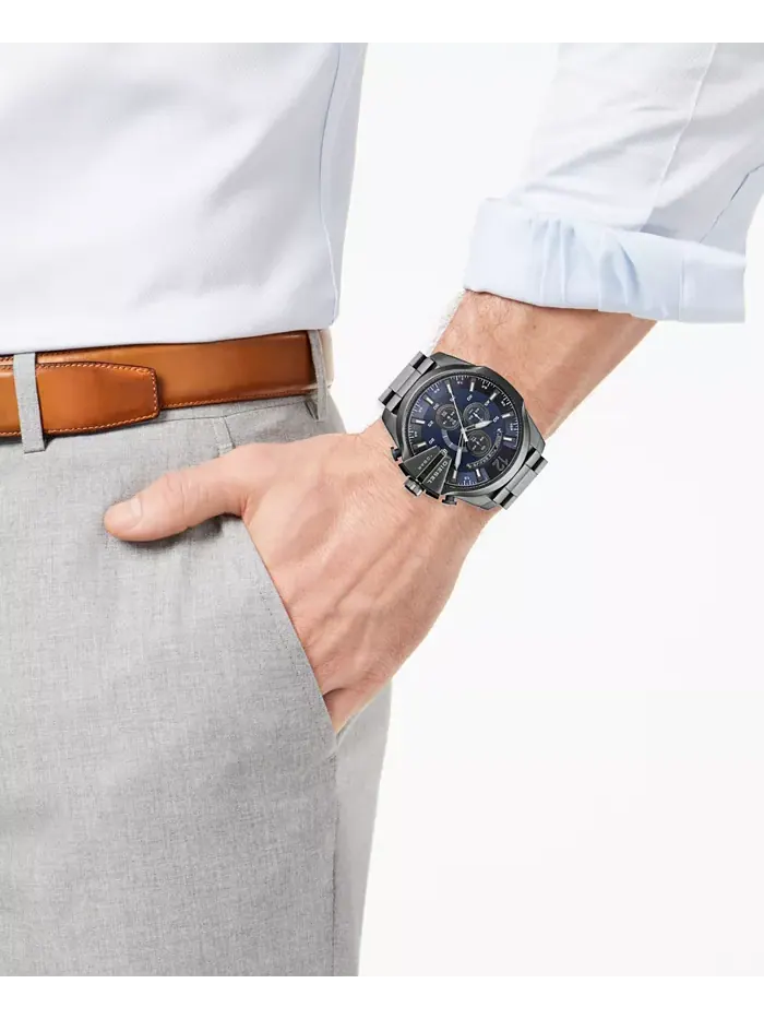 Мужские часы Chronograph Mega Chief с хронографом, корпус из нержавеющей стали с ионным покрытием — изображение 3 из 6
