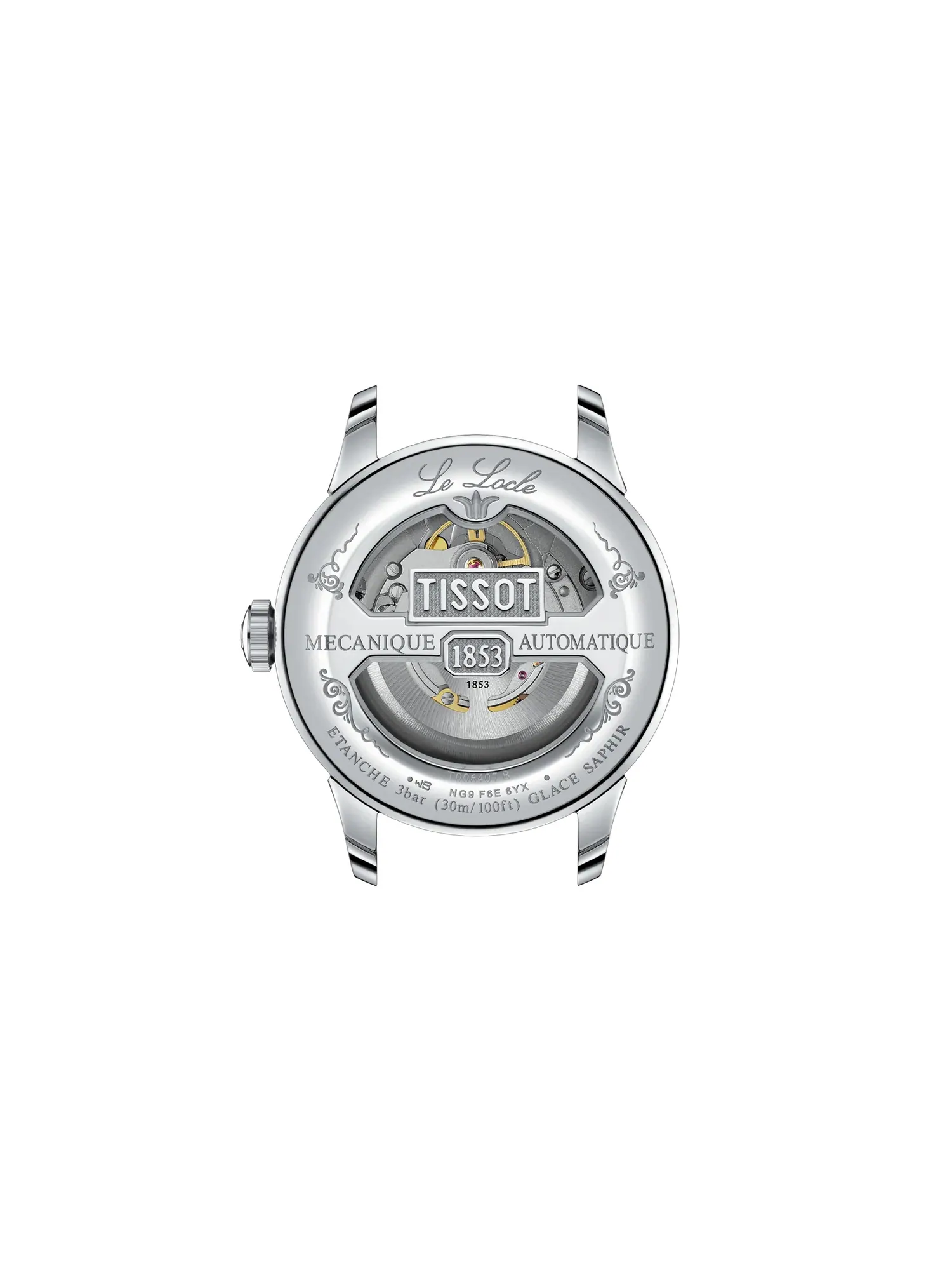 Часы Tissot Le Locle, черный циферблат — изображение 5 из 7