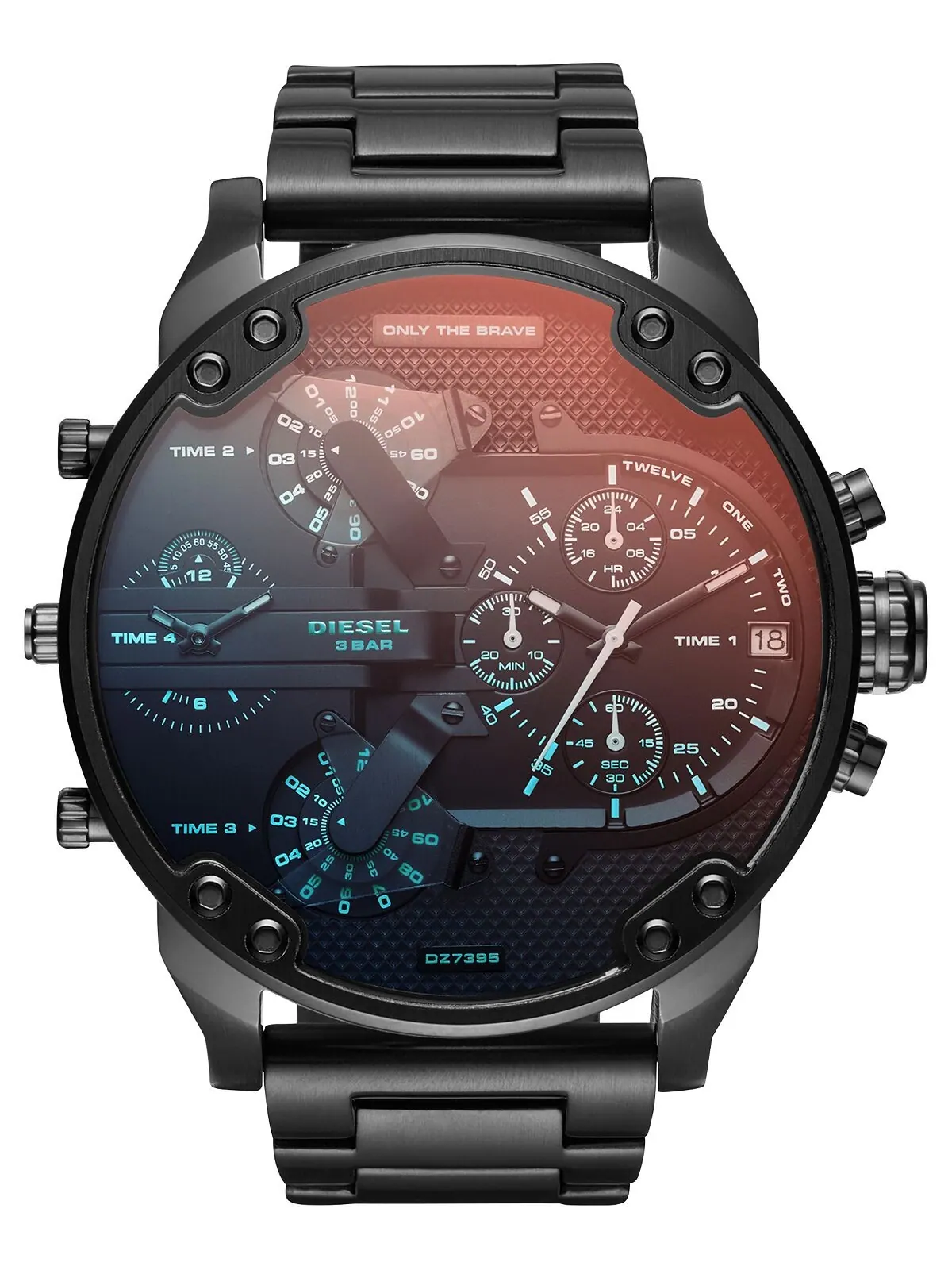 Часы Diesel Mr. Daddy 2.0 Черные — изображение 1 из 4, оттенок черный