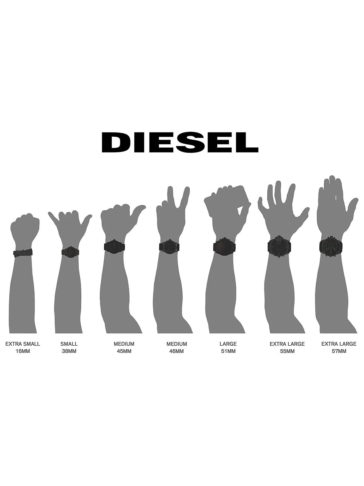 Часы Diesel Mr. Daddy 2.0 Черные — изображение 3 из 4, оттенок черный