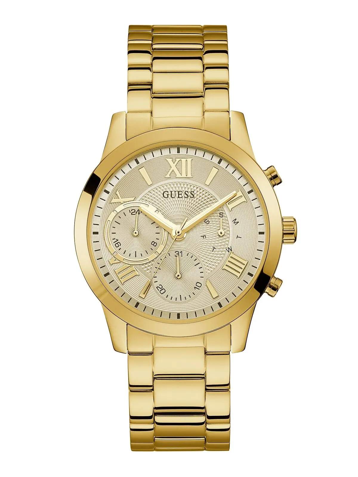 Часы-браслет из нержавеющей стали золотистого цвета, 40 мм GUESS