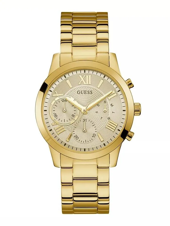 Часы-браслет из нержавеющей стали золотистого цвета, 40 мм GUESS