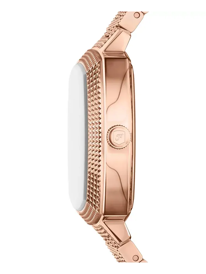 Унисекс часы Nick Jonas x Machine Luxe Marble Rose Gold-Tone из нержавеющей стали, 37 мм Fossil — изображение 2 из 10