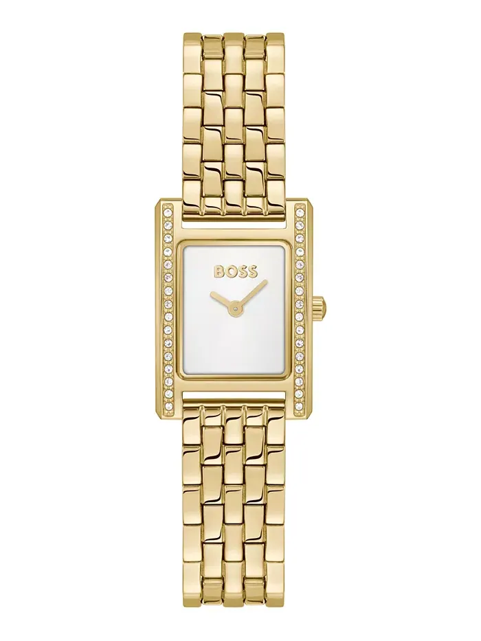 Женские часы Lucy Precious Quartz Basic Mini Ionic Plated тонкий золотой стальной корпус, 18.50 мм