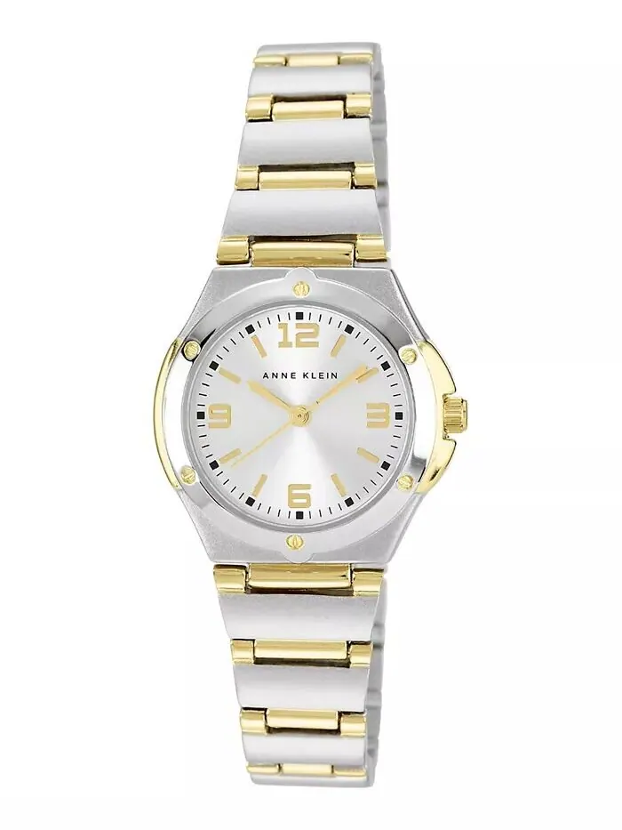 Женские двухцветные часы-браслет 28 мм Anne Klein