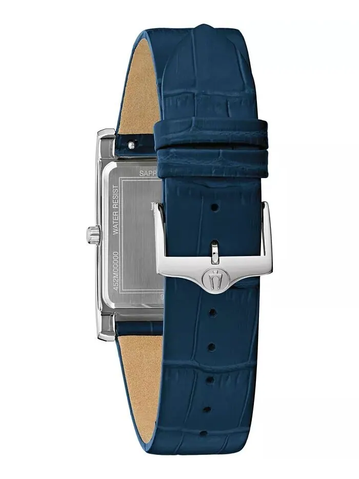 Мужские часы Sutton с синим кожаным ремешком, 29 мм Bulova — изображение 3 из 3