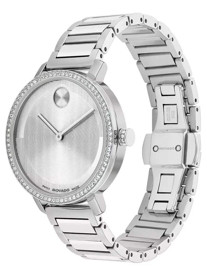 Женские часы Bold Evolution 2.0 Swiss Quartz из нержавеющей стали, 34 мм Movado — изображение 2 из 3
