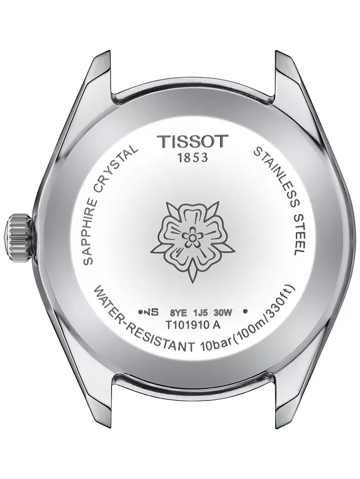 Женские наручные часы PR 100 Lady Sport со стальным браслетом, 36 мм Tissot — изображение 3 из 5