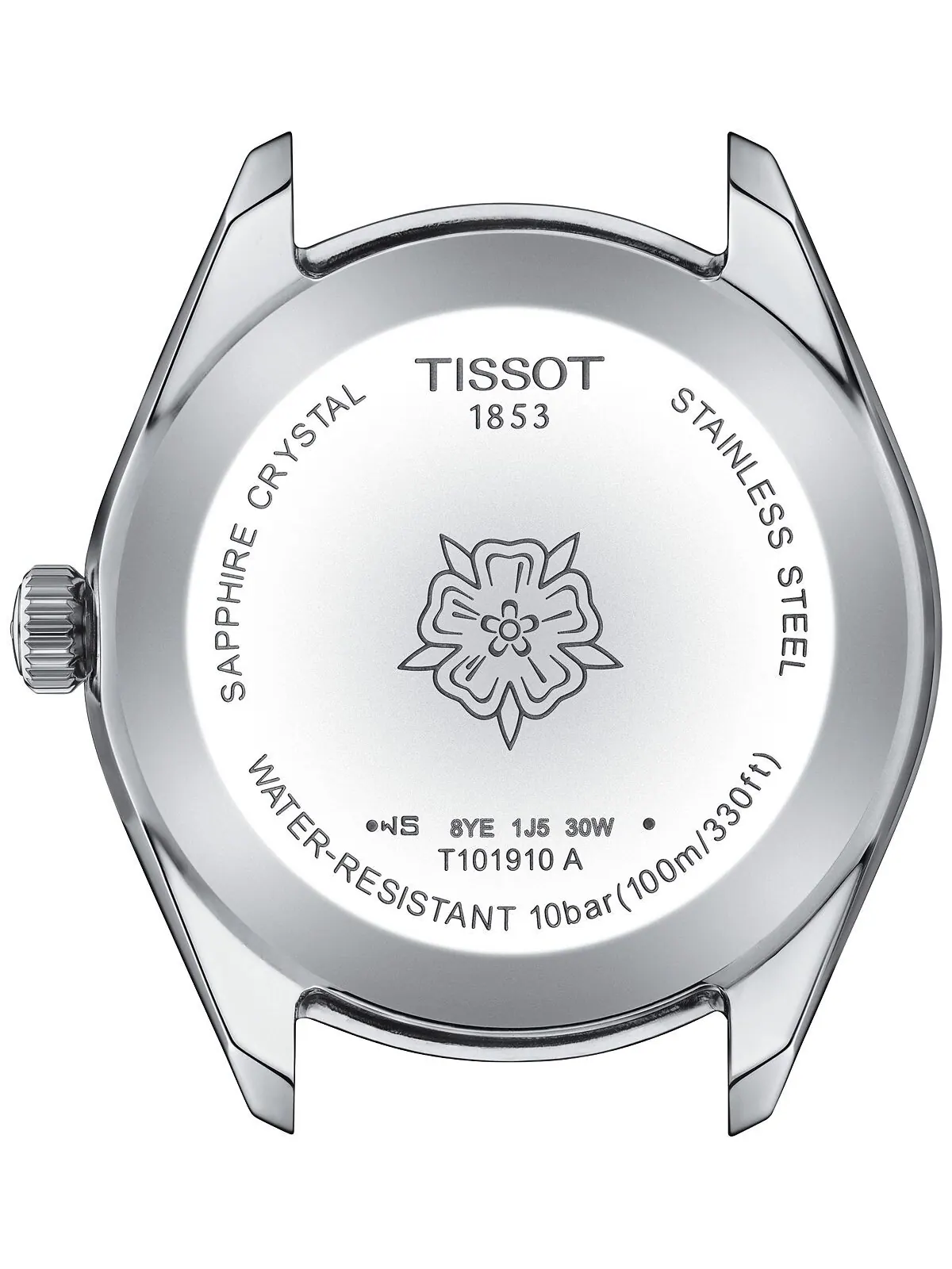 Женские часы PR 100 Lady Sport с браслетом из нержавеющей стали, 36 мм Tissot — изображение 3 из 5, оттенок синий