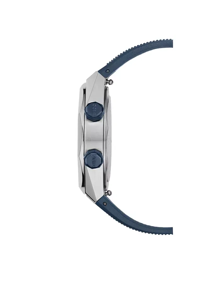 Унисекс Multifort 8 Blue резиновый швейцарский автоматический часовой механизм, 40mm Mido — изображение 3 из 3