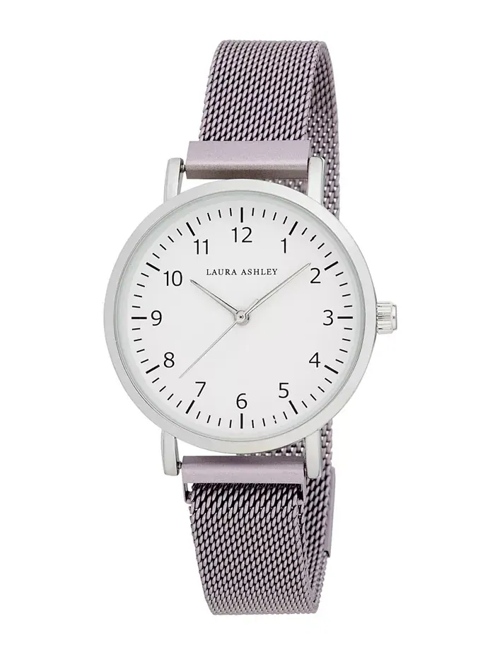 Женские часы Quartz Purple Alloy, 34 мм Laura Ashley