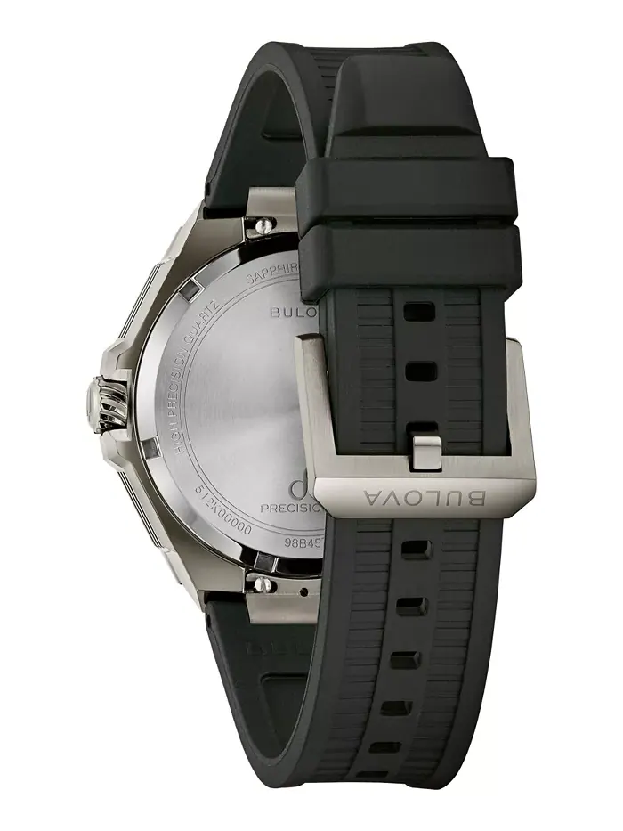 Мужские часы Luxury Series X HPQ Precisionist черные резиновые 42 мм Bulova — изображение 3 из 3