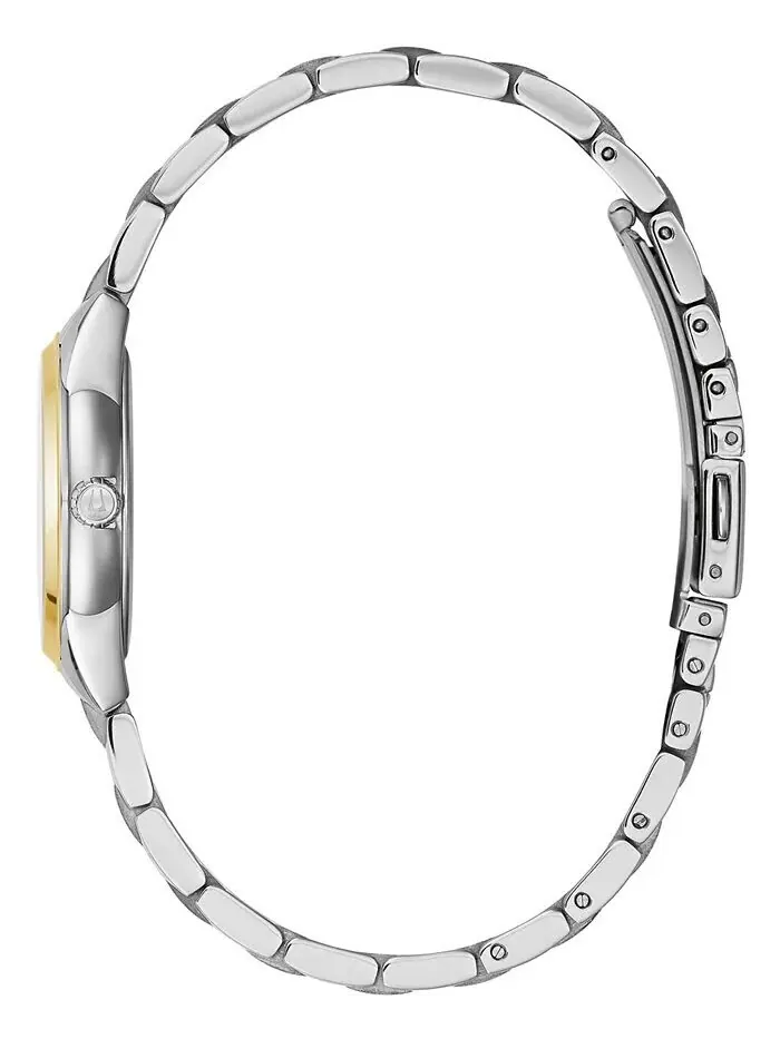 Женские двухцветные часы Sutton с браслетом из нержавеющей стали, 28 мм Bulova — изображение 2 из 7