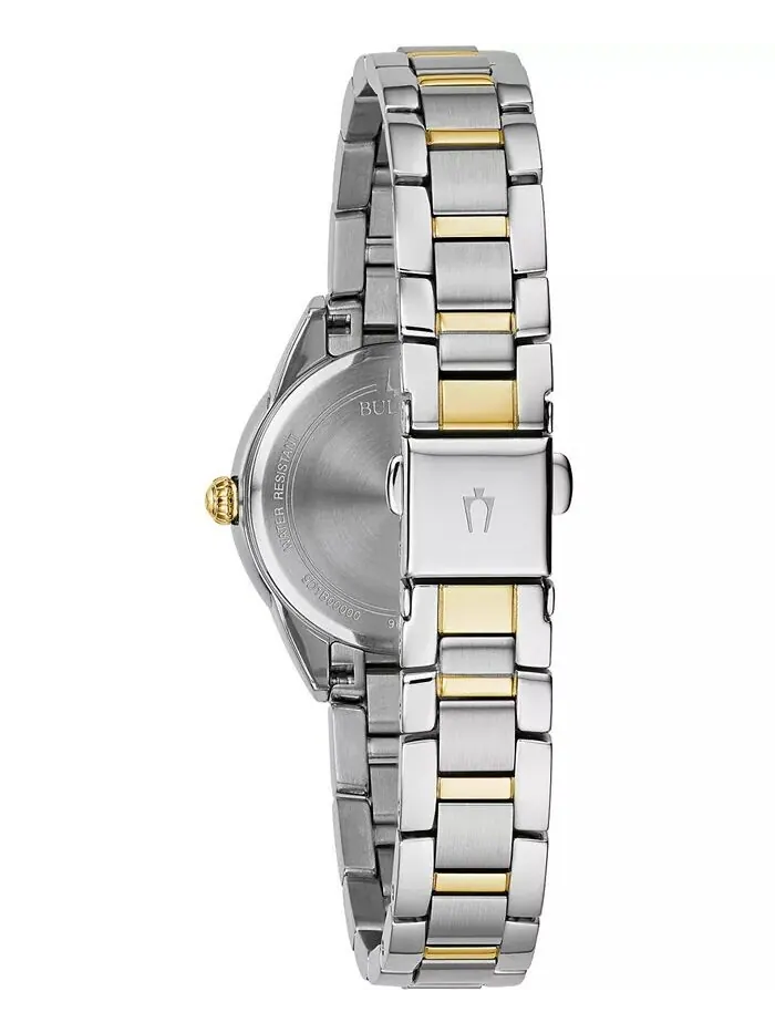 Женские двухцветные часы Sutton с браслетом из нержавеющей стали, 28 мм Bulova — изображение 3 из 7