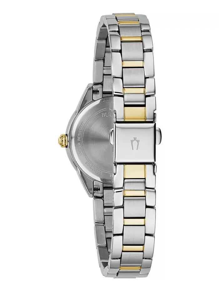 Женские двухцветные часы Sutton с браслетом из нержавеющей стали, 28 мм Bulova — изображение 7 из 7