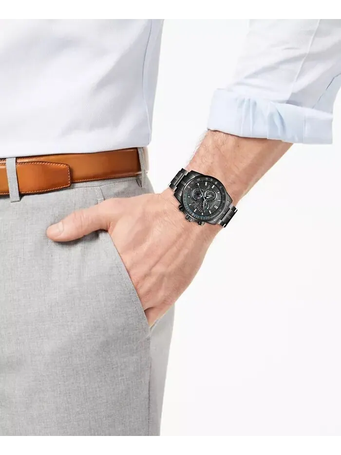 Мужские часы Eco-Drive PCAT серые с браслетом из нержавеющей стали, 43 мм Citizen — изображение 3 из 4