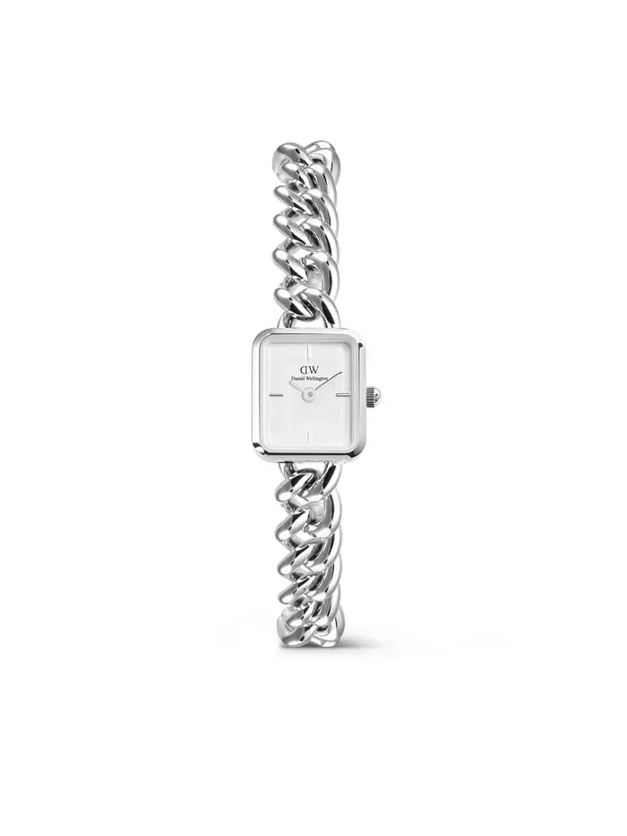 Женские аналоговые часы из нержавеющей стали серебристого тона, 16 мм Daniel Wellington