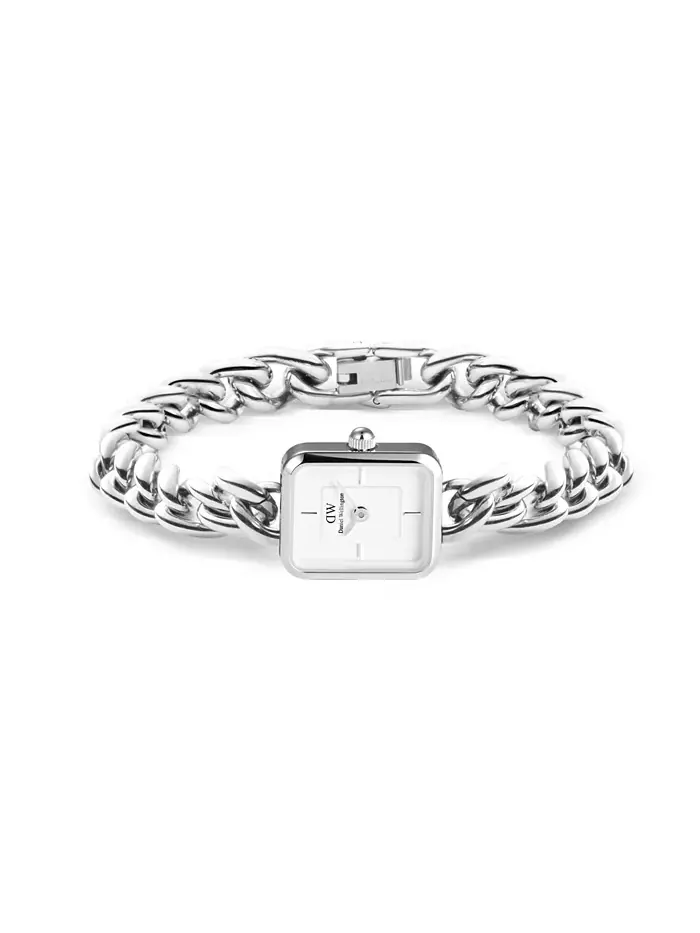 Женские аналоговые часы из нержавеющей стали серебристого тона, 16 мм Daniel Wellington — изображение 2 из 7
