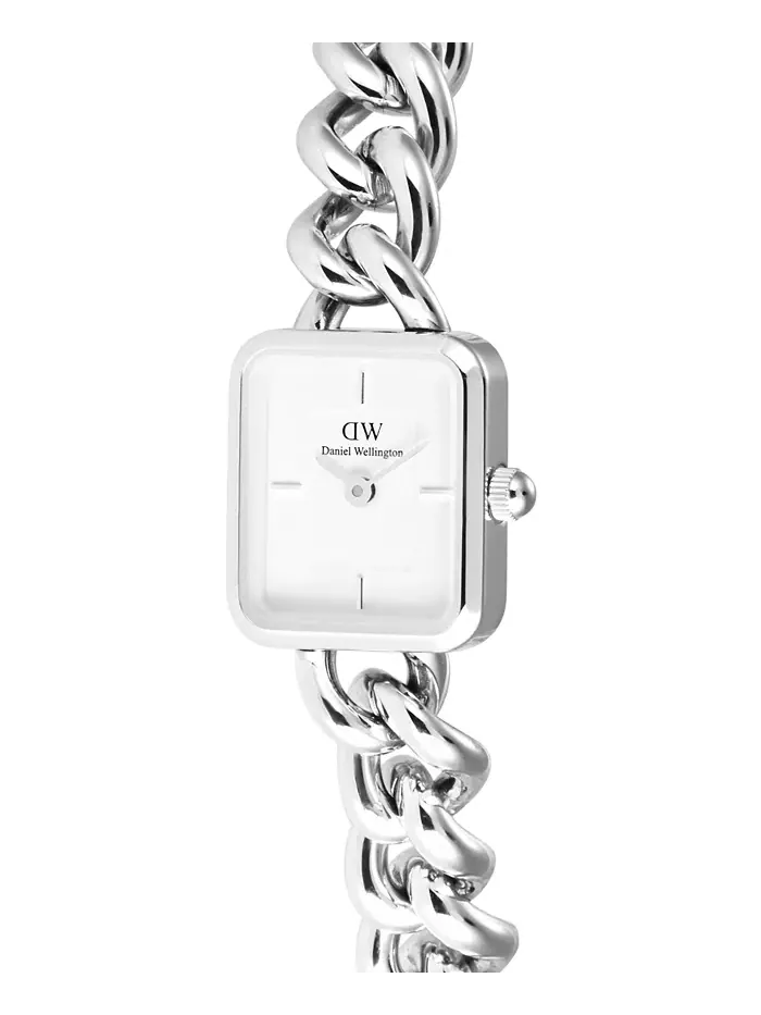 Женские аналоговые часы из нержавеющей стали серебристого тона, 16 мм Daniel Wellington — изображение 4 из 7