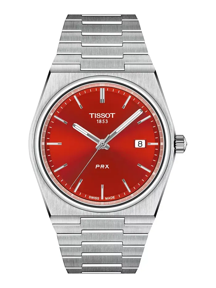 Мужские часы Swiss PRX Quartz на стальном браслете, 40 мм Tissot — изображение 1 из 5