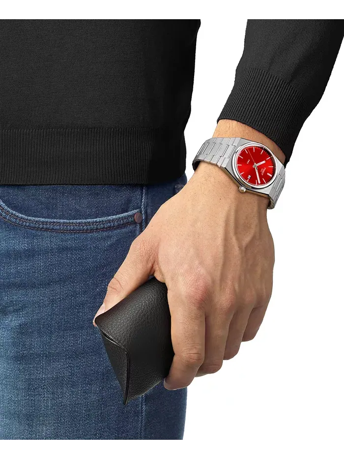 Мужские часы Swiss PRX Quartz на стальном браслете, 40 мм Tissot — изображение 5 из 5