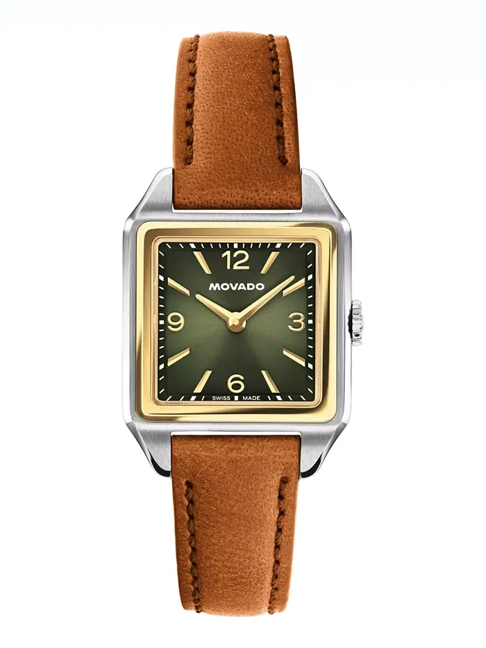 Женские часы 1917 Swiss Quartz Cognac Leather, 25 x 34.1 мм Movado — изображение 1 из 3