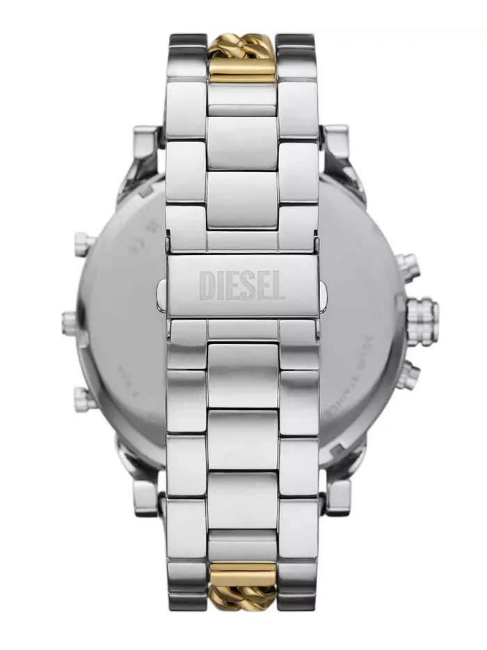 Мужские часы Mr. Daddy 2.0 Chronograph двухцветные из нержавеющей стали 57 мм Diesel — изображение 3 из 3
