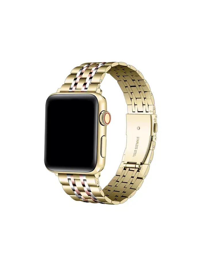 Ремешок Rainey из нержавеющей стали для Apple Watch, подходит для всех моделей Apple Watch Posh Tech — изображение 1 из 4