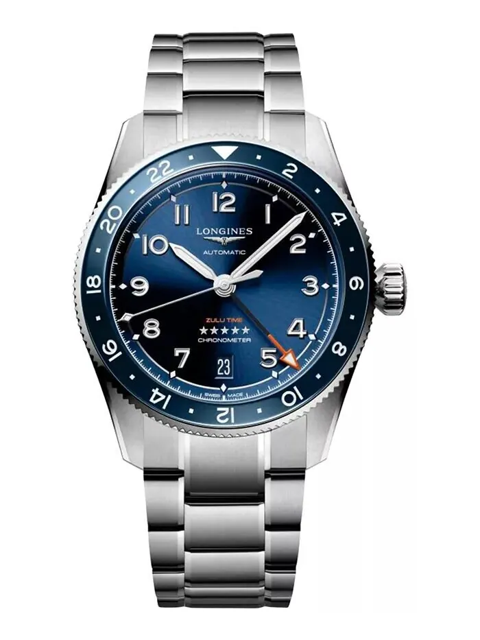 Мужские швейцарские автоматические часы Spirit Zulu Time с браслетом из нержавеющей стали, 39 мм — изображение 1 из 4