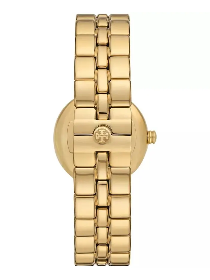 Женские часы Kira с золотистым браслетом из нержавеющей стали, 30 мм Tory Burch — изображение 3 из 3