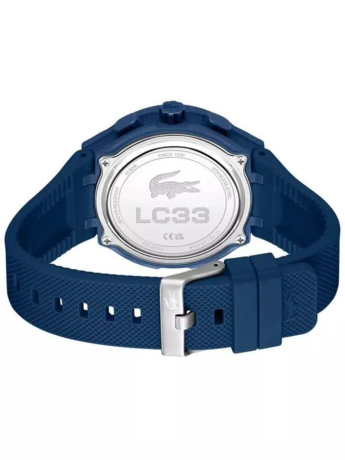 Мужские часы LC33 с синим силиконовым ремешком 45 мм Lacoste — изображение 3 из 9