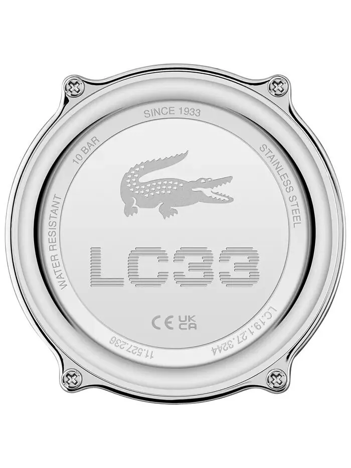 Мужские часы LC33 с синим силиконовым ремешком 45 мм Lacoste — изображение 6 из 9