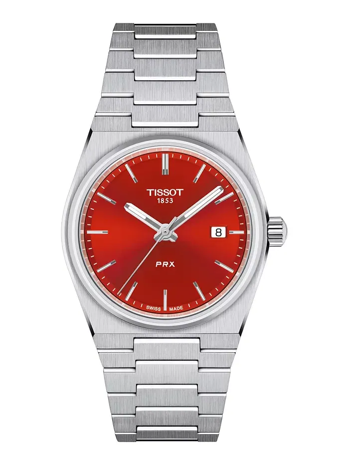 Женские часы Swiss PRX с кварцевым механизмом на стальном браслете, 35 мм Tissot — изображение 1 из 5