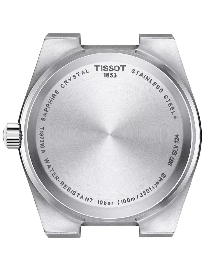 Женские часы Swiss PRX с кварцевым механизмом на стальном браслете, 35 мм Tissot — изображение 3 из 5