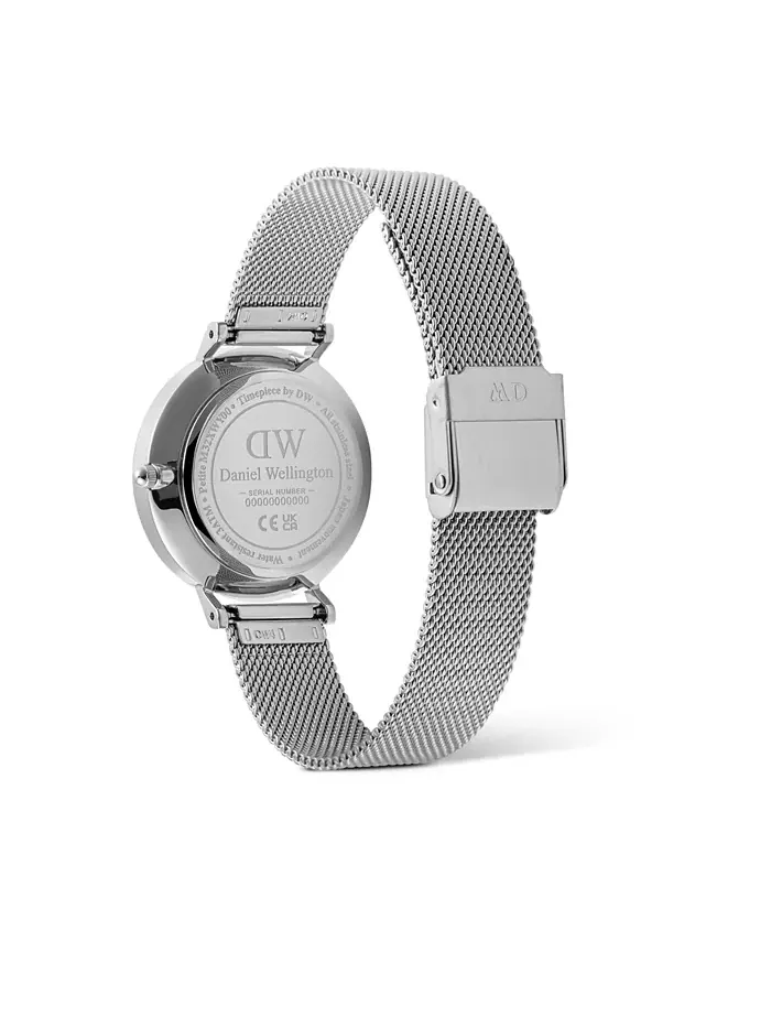Унисекс-часы аналоговые из нержавеющей стали серебристого тона, 32 мм Daniel Wellington — изображение 3 из 6