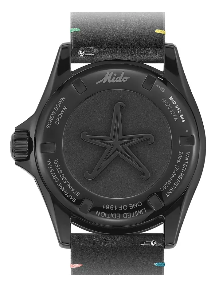 Мужские автоматические часы Swiss Automatic Ocean Star Decompression Timer 1961 с черным — изображение 5 из 13