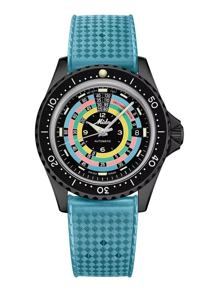 Мужские автоматические часы Swiss Automatic Ocean Star Decompression Timer 1961 с черным — изображение 7 из 13