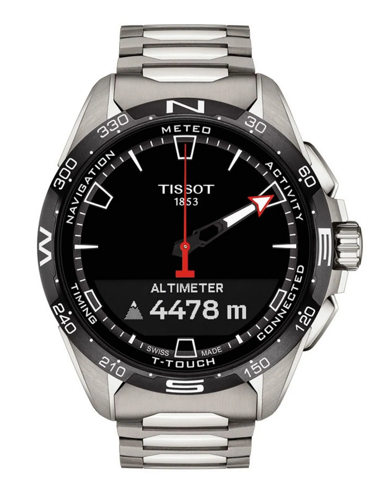 Смарт-часы Tissot T-Touch Connect Solar — изображение 5 из 12, оттенок серебряный